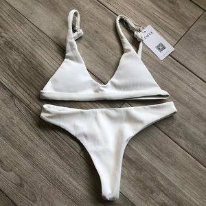 White ZAFUL bikini